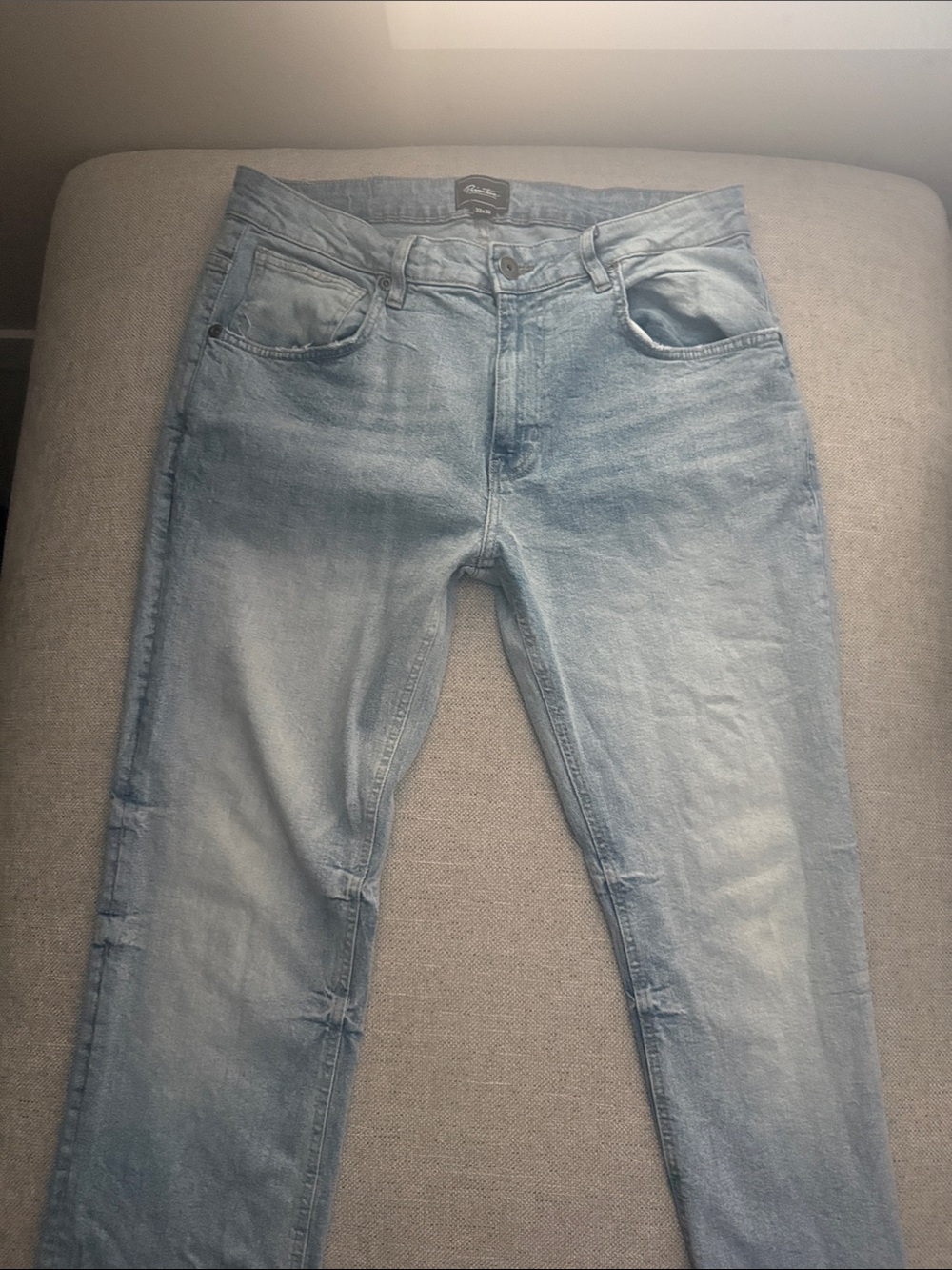 Light Blue Skinny Men’s Jeans - Unbranded